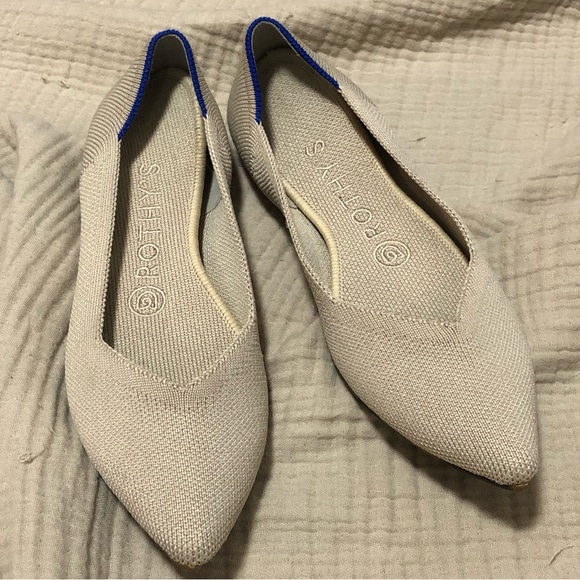 Rothy's The Point in Ecru - Picture 2 of 6